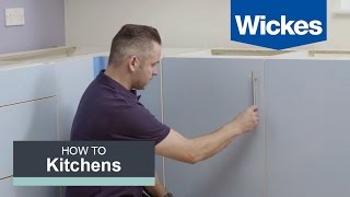 How to Fit Handles to Doors and Drawers with Wickes [upl. by Tarttan]