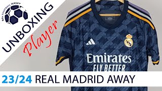 Real Madrid Away Jersey 2324 Camavinga FC24Shop Player Version Unboxing Review [upl. by Remmos]