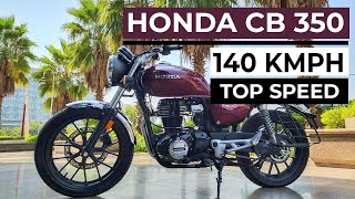 Honda Highness 350 Top speed  CB350 All gear Top speed  2022 [upl. by Belicia]