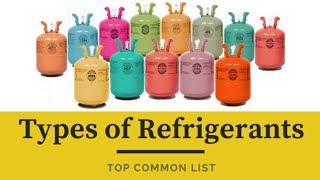 Types Of Refrigerants  what is refrigerant [upl. by Irallih]