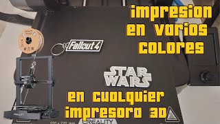 Imprimir a varios colores en cualquier impresora 3D [upl. by Eneli322]