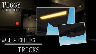 💡Wall amp Ceiling Tricks for your builds Piggy Build Mode piggybuildmode [upl. by Anatak]