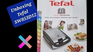 Unboxing  Tefal Snack Collection  SW853D12 croquegaufre  multifonctions [upl. by Girhiny662]