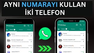 Sırrı Açığa Çıkarın Aynı WHATSAPP Numarasına Sahip 2 Telefon KULLANIN ANCAK WEB GEREKMEZ [upl. by Audri]