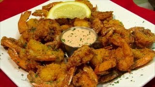 Crispy Southern Fried Shrimp  Spicy Fried Shrimp Recipe [upl. by Acired]