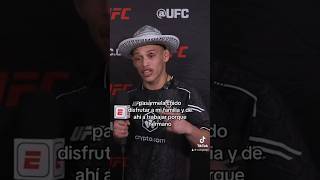 Unos tacos para Lazy Boy Rodriguez y celebrar su debut con victoria en UFCMéxico [upl. by Anyer517]