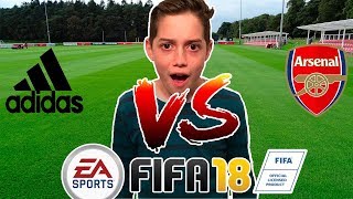 FIFA 18 PS4 Pro  Fifa Kids Video challenge Adidas All Star VS Arsenal [upl. by Sessler]