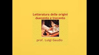 La nascita della letteratura italiana [upl. by Naman]