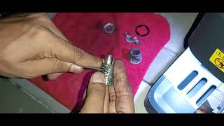 Nissan Lost key making using car door lock Dolphin xp005L key cutting machine [upl. by Lean394]