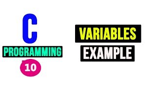 Variable in C Programming  Video Tutorial [upl. by Mikiso]