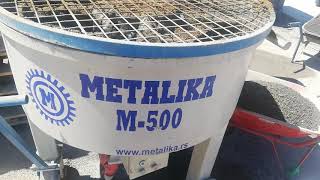 Mesalica za suvi beton METALIKA M500 [upl. by Ehtyaf916]