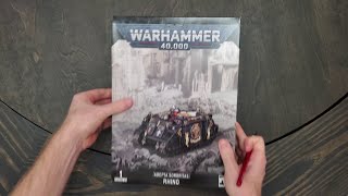 Warhammer Adepta Sororitas Rhino Unboxing [upl. by Notneiuq181]