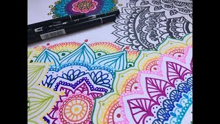 Como hacer mandalas Tutorial fácil [upl. by Zasuwa]