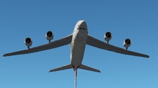 GeoFS  Crazy inverted A380 [upl. by Durman215]