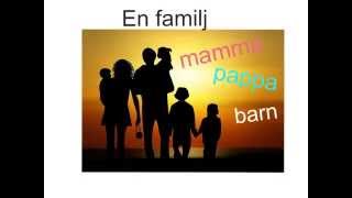 Sfi AB Familj  ord [upl. by Lacee]