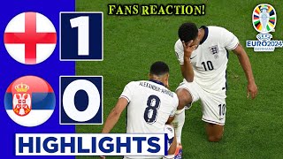 England vs Serbia 10 HIGHLIGHTS  Euro 2024 [upl. by Snyder]