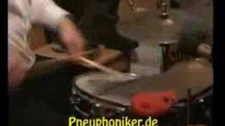 Die Pneuphoniker Caravan mit Schlagzeug Drums [upl. by Brandy]