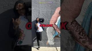 FBG Cash On Taking The Picture Infront Of The King Von Mural fbgcash kingvon lildurk chicago [upl. by Ranitta]