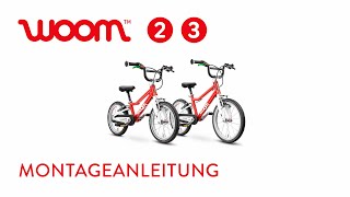 Montageanleitung für Räder woom 2 und 3  woom bikes [upl. by Aninat]