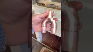 Copper Distribution Pipe Forming Process hvac [upl. by Dlonyer123]