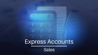 Express Accounts Accounting Software  Sales [upl. by Ikcim]