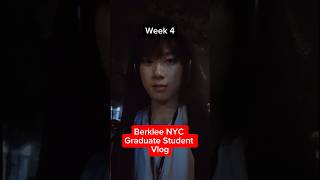 Berklee NYC Graduate Student Vlog week 4 [upl. by Hgielyk637]