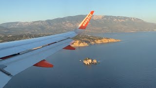 Easyjet A320 flight from London Gatwick to kefalonia [upl. by Millisent644]