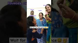 My dads dance🥳at end😂gayathristhingsytshortsreelsinstagramyoutubechildrensongchallengefun [upl. by Eliathas587]