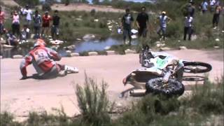 DAKAR 2013 caidas de motos [upl. by Mazman72]