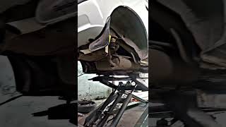 Santro suspension repair 🔧⚙️ Engine work automobile machanic funny [upl. by Ahtivak]