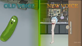 Side by side comparison of Rick and Mortys new voice [upl. by Poirer]