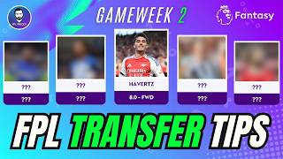 FPL GW2 TRANSFER TIPS  Who to buy sell amp hold ✅  Fantasy Premier League 2425 [upl. by Nnel660]