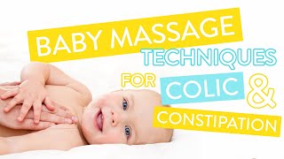 How To Treat Colic amp Constipation  Baby Massage Course Part Two  Channel Mum [upl. by Schertz494]