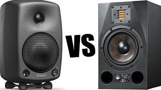 Genelec 8030 vs Adam A7X тест звука обзор студийных мониторов отзывы [upl. by Aihtibat]