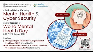 National Online Workshop on Mental Health amp Cyber Security [upl. by Suirauqram]