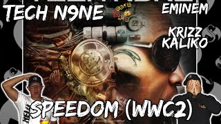 WHO RAPPED THE FASTEST  Tech N9ne  Speedom WWC2 feat Eminem amp Krizz Kaliko Reaction [upl. by Severson]