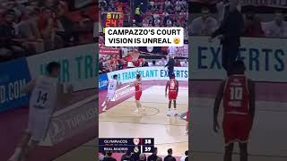 Facundo Campazzo’s vision NEVER DISAPPOINTS 🤯🅰️ shorts basketball realmadrid [upl. by Akimad737]