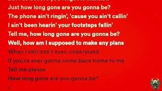 Brooks amp Dunn  How Long Gone Lyrics [upl. by Irrabaj]