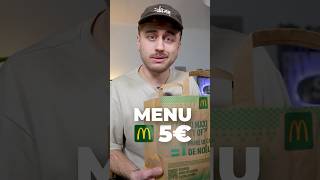 MENU à 5€ chez MCDO une ARNAQUE  🤔 [upl. by Aekal]