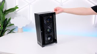 85L a small vertical ITX PC case that can be carried around  SHINY SNAKE L300 Build [upl. by Bertsche]