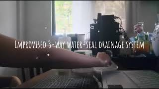 Improvised 3 Way Water Seal Drainage System [upl. by Aneer]