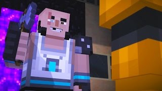 Minecraft Story Mode  Episode 8  Meet Facemeat 35 [upl. by Morentz]