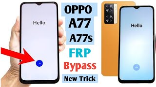 OPPO A77A77s FRP Bypass Google Account ANDROID 14 Latest UPDATE Without Pc [upl. by Moise]