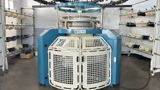 RELTEX Single Jersey 3 Thread Fleece Circular Knitting Machine [upl. by Dunseath]