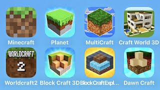 Minecraft Planet MultiCraft Craft World 3D Worldcraft 2 Block Craft 3D Dawn Craft Craft Block [upl. by Nera]