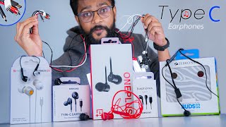 I Tested  5 Type C Earphones in 2023  Must Watch [upl. by Ardnazxela]