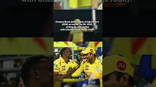 DJ Bravo Leaves CSK amp Joins KKR  india cricket indteam cricketteam indcricket [upl. by Lanam]