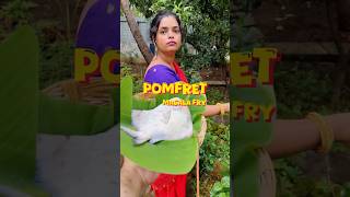 Mouthwatering Pomfret Fry pomfretfryrecipe fish fishfry recipe tasty trending mangalore food [upl. by Htiekram]