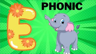 ABC phonics sound  The Letter E sound jolly phonic  Learn phonic [upl. by Gustaf]