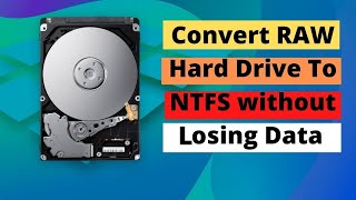 How to convert RAW hard drive to NTFS without losing data Windows 111087 [upl. by Onitsuj]